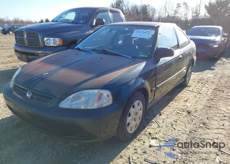 1999 Honda Civic Dx z USA, uszkodzony, nr VIN 1HGEJ6226XL011096